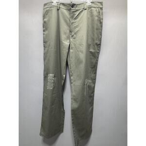 Unbranded Women’s 37X32 Lightweight Hiking Pants Khaki Green Cotton No Tag